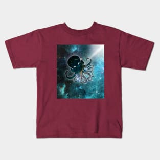 Cthulhu in the stars Kids T-Shirt